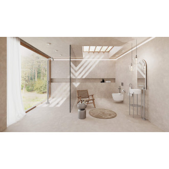 Deante Silia volně stojící umyvadlová baterie, kartáčovaná ocel BQS_F2KK