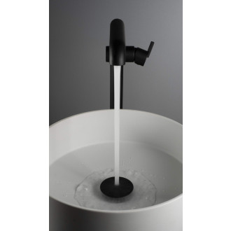 Deante Silia volně stojící umyvadlová baterie, černá BQS_N2KK