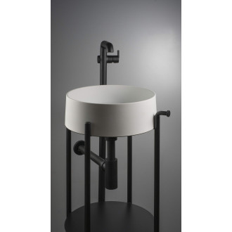 Deante Silia volně stojící umyvadlová baterie, černá BQS_N2KK