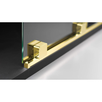 Deante PRIZMA posuvná Walk-In stěna, 140 cm, lesklé zlato KTJ_Z34R