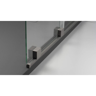 Deante PRIZMA posuvná Walk-In stěna, 140 cm, titan KTJ_D34R