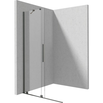Deante PRIZMA posuvná Walk-In stěna, 140 cm, titan KTJ_D34R