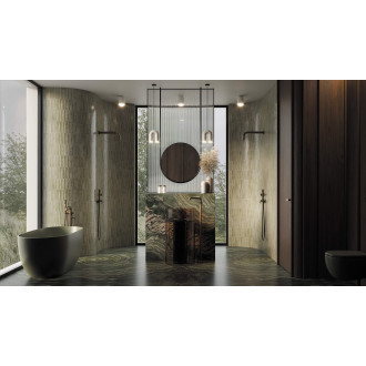 Deante Silia volně stojící umyvadlová baterie, kartáčovaný bronz BQS_C2KK