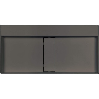Deante Blur umyvadlo 800x400 mm, antracitový metalický, s rozetou CQB_TU8S