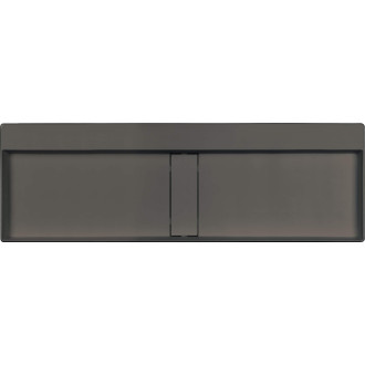 Deante Blur umyvadlo 1200x400 mm, antracitový metalický, s rozetou CQB_TU2S