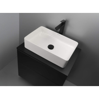 Deante Skříňka pod umyvadlo Prizma, s deskou, 600x470x520 mm, černá SDI_NB61