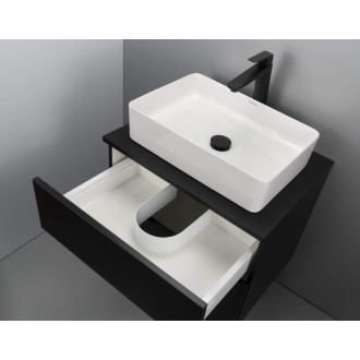 Deante Skříňka pod umyvadlo Prizma, s deskou, 600x470x520 mm, černá SDI_NB61