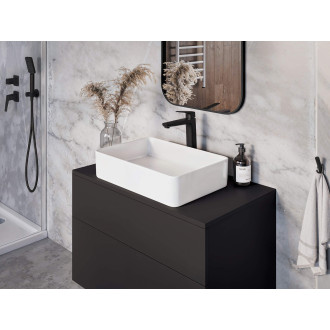 Deante Skříňka pod umyvadlo Prizma, s deskou, 800x470x520 mm, černá SDI_NB81