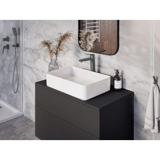 Deante Skříňka pod umyvadlo Prizma, s deskou, 800x470x520 mm, černá SDI_NB81