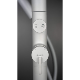 Deante SILIA stojánková vanová baterie, ramínko U, bílá BQS_A17N