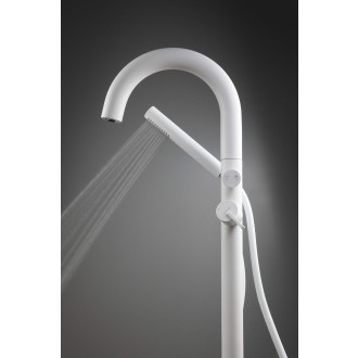 Deante SILIA stojánková vanová baterie, ramínko U, bílá BQS_A17N