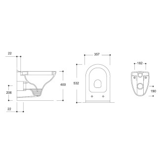 Závěsné wc COMPACT RIMLESS se SLIM sedátkem SOFT-CLOSE