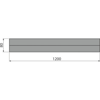 ALCA  AHP80 Hydroizolační páska – délka 1200 mm