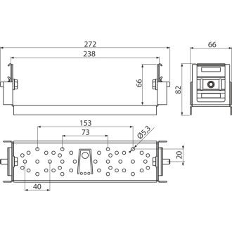 Konzola sprchové baterie