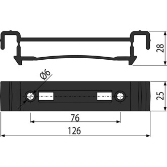 ALCA  AVZ-P002 Zámek žlabu AVZ102-R102
