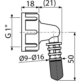 ALCA  P0049-ND "Kolínko komplet G1""/8–16"