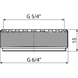 ALCA  S0507-ND "Redukce 6/4""×5/4"""