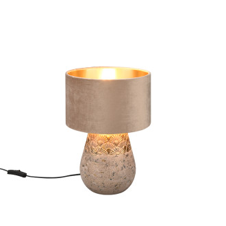 Stolní lampa Reality Kiran šedá RER 51231061