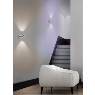 LED Nástěnná lampa Trio Vista nikl 255410207
