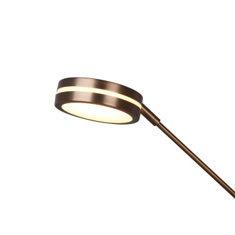 LED stojací lampa Trio Franklin mosaz 426510204