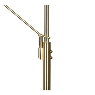 LED stojací lampa Trio Franklin mosaz 426510208