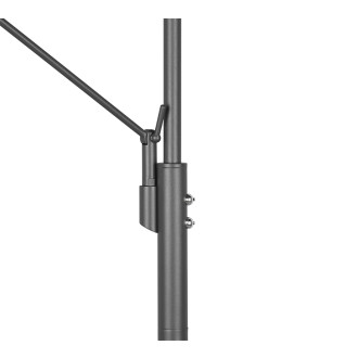 LED stojací lampa Trio Franklin antracit 426510242
