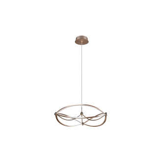 LED závěsné osvětlení Trio Charivari mosaz 321210108
