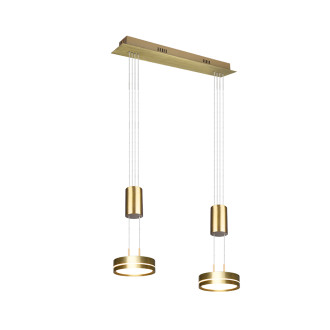 LED závěsné osvětlení Trio Franklin mosaz 326510208