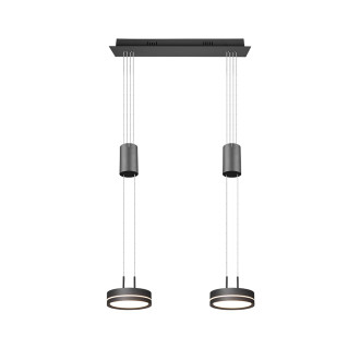 LED závěsné osvětlení Trio Franklin antracit 326510242