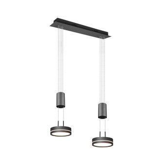 LED závěsné osvětlení Trio Franklin antracit 326510242