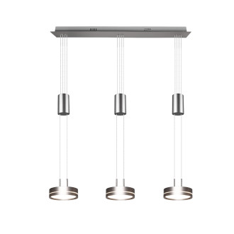 LED závěsné osvětlení Trio Franklin nikl 326510307