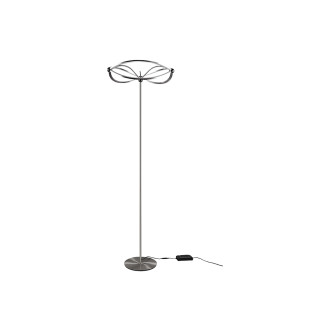 LED stojací lampa Trio Charivari nikl 421210107