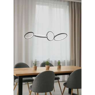 LED závěsné osvětlení Trio Rondo černá 322610432
