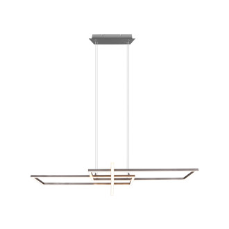 LED závěsné osvětlení Trio Salinas nikl 320310307