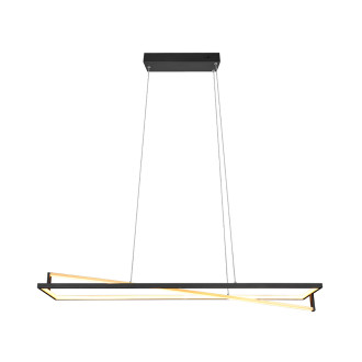 LED závěsné osvětlení Trio Edge černá 326810132