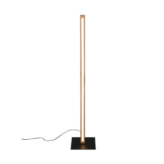 LED stojací lampa Trio Bellari přírodní 426410130