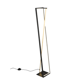 LED stojací lampa Trio Edge černá 426810132