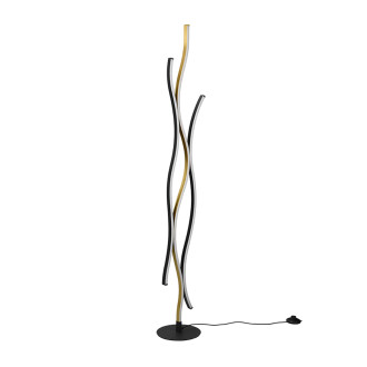 LED stojací lampa Trio Blaze mosaz 441210308