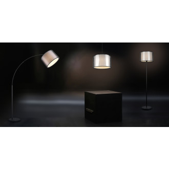 Stojací lampa Trio Burton černá 411400132