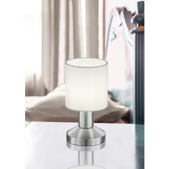 Stolní lampa Trio Garda nikl 595400101