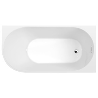 TIBERA R rohová stojící vana, 150x75cm, bílá E1035