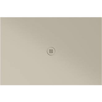 Keramická sprchová vanička, obdélník 120x80x2cm, creta mat
