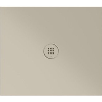 Keramická sprchová vanička, obdélník 80x70x2cm, creta mat