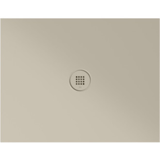 Keramická sprchová vanička, obdélník 90x70x2cm, creta mat