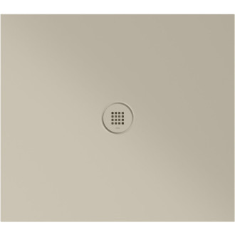 Keramická sprchová vanička, obdélník 90x80x2cm, creta mat