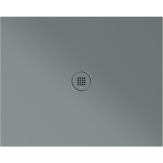 Keramická sprchová vanička, obdélník 100x80x2cm, agave mat