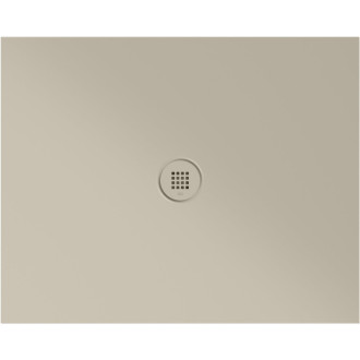 Keramická sprchová vanička, obdélník 100x80x2cm, creta mat