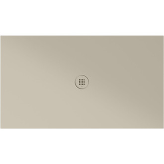 Keramická sprchová vanička, obdélník 140x80x2cm, creta mat