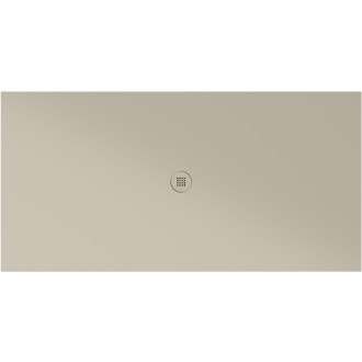 Keramická sprchová vanička, obdélník 200x100x2cm, creta mat