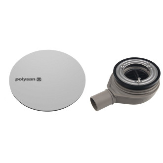 MIRAI vaničkový sifon, průměr 90mm, DN40, krytka nerez 59335